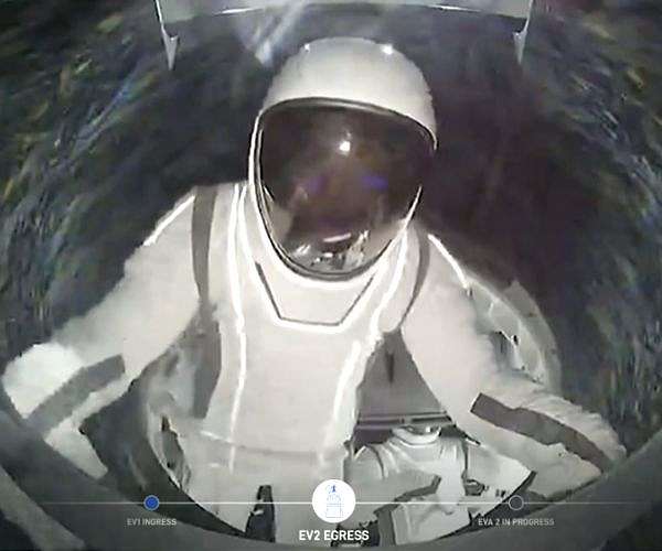 A billionaire and an engineer have completed the first private spacewalk