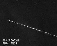 Strings of pearls in the night sky - the Starlink satellite project