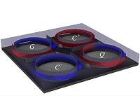 Three magnetic states for each hole