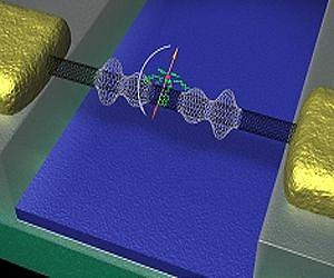 Smallest Vibration Sensor in the Quantum World