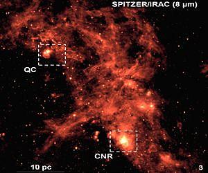 Sofia Spots Recent Starburst In The Milky Way Galaxy'S Center