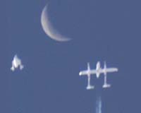 SpaceShipOne Breaks the Sound Barrier