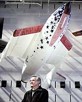 SpaceShipOne On Display At US Flight Museum