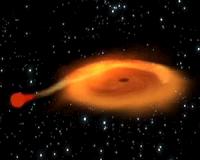 Lucky Star Escapes Black Hole With Minor Damage