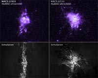 Hubble finds evidence of galaxy star birth regulated by black-hole fountain
