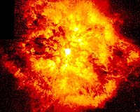 Canada's Space Scope Cracks Open A Massive Star