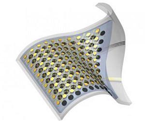 Clever battery completes stretchable electronics package