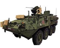 U.S. Army demos laser weapon with Stryker vehicle