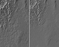 Fine-Scale Terrain Detail Of Australia