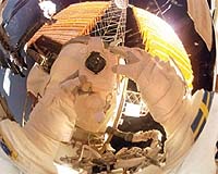 Spacewalk Completes Solar Array Retraction
