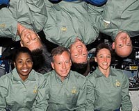 Shuttle Crew Enjoys Light Duty After Spacewalks