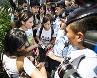 Protesters hit Hong Kong commute as western powers urge restraint