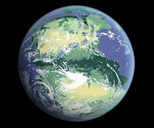 Latitude and rain dictated where species lived