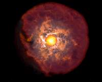 Chilean scientists discover crucial event right before the death of a star
