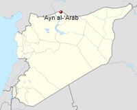 IS rockets hit besieged Syrian Kurdish town for first time