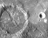 SMART-1 Spies Tectonic Wrinkles in Crater De Gasparis