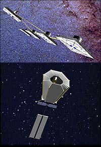 Two Architectures Chosen for Terrestrial Planet Finder