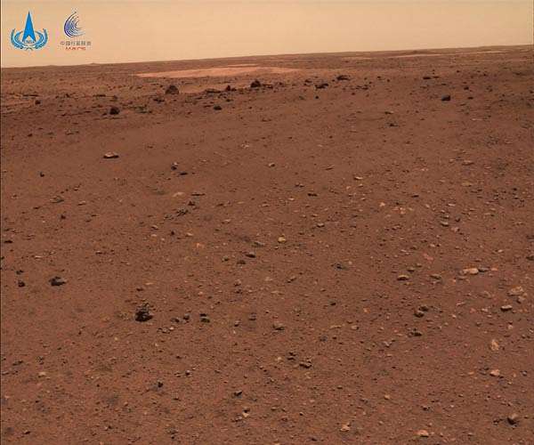 China reveals photos taken by Mars rover