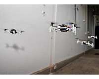 Swarm of tiny drones explores unknown environments