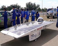 Japanese car wins World Solar Challenge in Australia