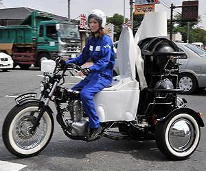 Japan toilet maker showcases 'poop-powered' motorbike