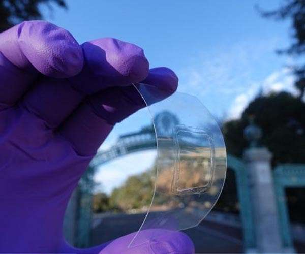 LED material shines under strain