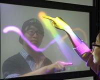 KAIST develops TransWall, a transparent touchable display wall