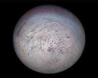 Voyager Map Details Neptune's Strange Moon Triton