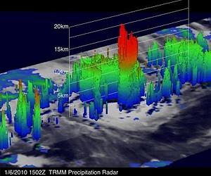 Two NASA Satellites See Edzani Power Up In Clouds And Rainfall
