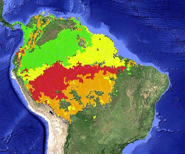 Droughts in the Amazon rainforest can be predicted up to 18 months in advance