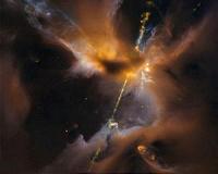 A runaway star ejected from the galactic heart of darkness