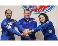 UAE's first astronaut urges climate protection on Earth