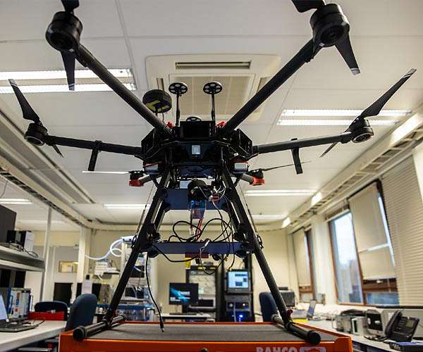 The drone has landed