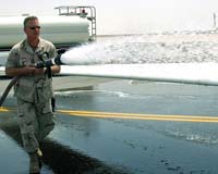 Airmen Work To Keep Aircraft Cool