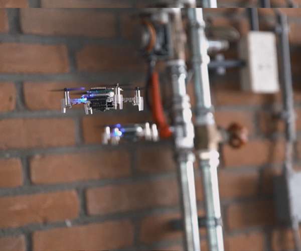 Designing compact drones to safely navigate air ducts