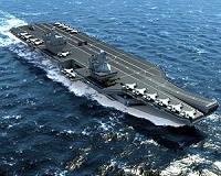 Britain begins assembly of new aircraft carrier in Scotland