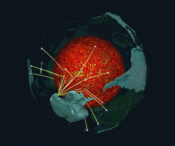 Beneath the Earth, ancient ocean floor likely surrounds the core