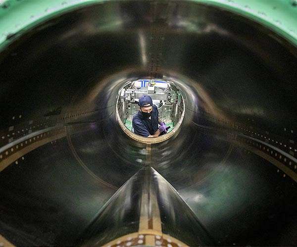 Up-Close View of NASA's X-59 Engine Inlet