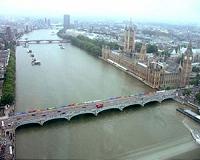 Britain's River Thames on flood alert as blame game rages