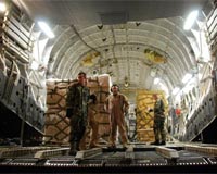 Russian military 'concerned' by US airlift to Georgia