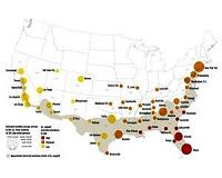Potential Zika virus risk estimated for 50 US cities