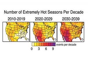 Heat Waves Commonplace In The US By 2039
