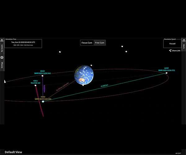 Space Cockpit a new way to visualize space operations