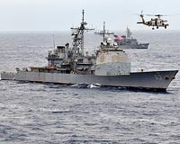 USS Cowpens holds cruiser modernization induction