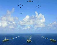 US Military Show Of Strength In Hong Kong