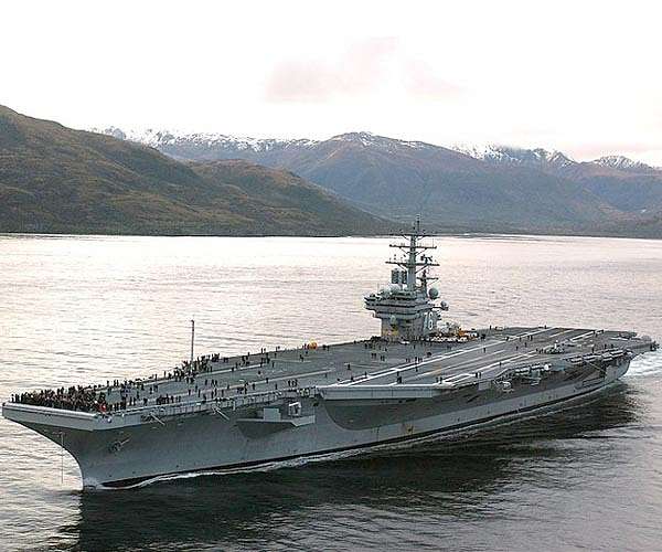 USS Ronald Reagan strike group conducts exercise with Japan