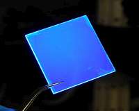 Platelets instead of spheres make screens more economical