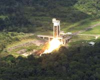 Successful Firing Of Vega's First-Stage Motor In Kourou