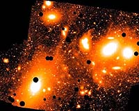 Case Astronomers Find Vast Stellar Web Spun By Colliding Galaxies
