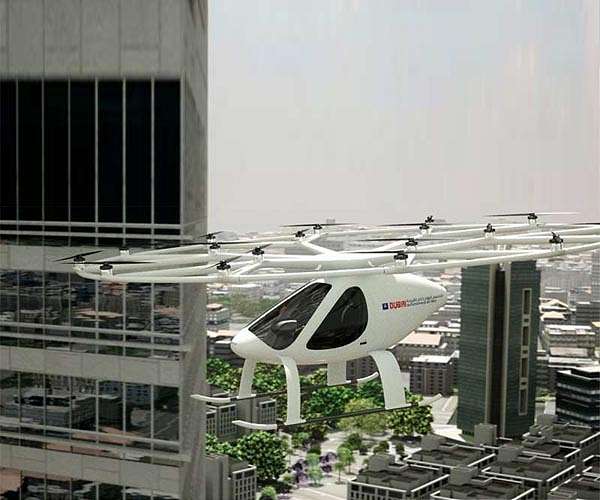 Volocopter flying taxi seeks to seduce Paris